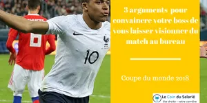 Vous voulez regarder le match au bureau : 3 arguments pour convaincre votre patron